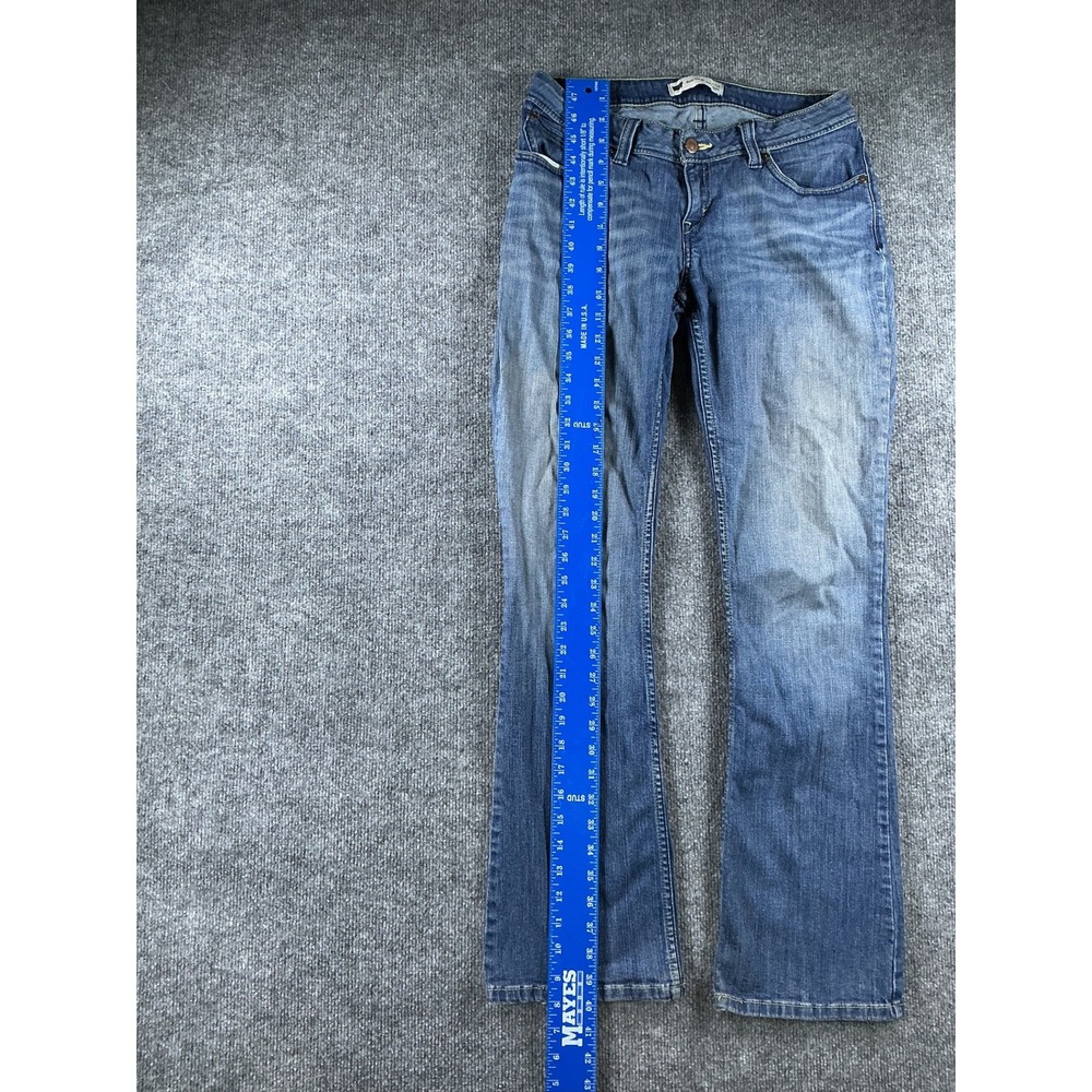 Levis Bold Curve Low Rise Bootcut Skinny Jeans Blue Denim Womens 13M 30x31 - Picture 2 of 8